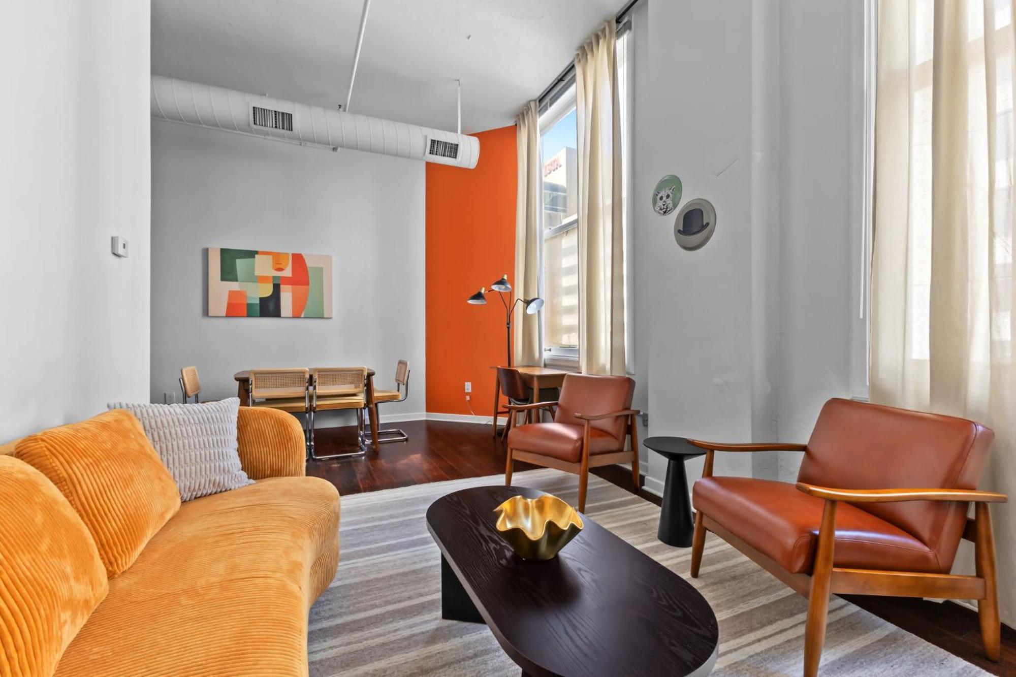 인디애나폴리스 Indy Loft - Monument Circle - Sleeps 7 - Convention Walkable 아파트 외부 사진